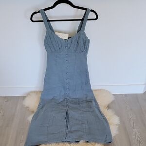 Blue Sleeveless Dress